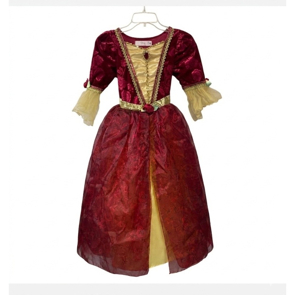 Disney Store Belle Beauty and the Beast Costume Dress Girls Size 9 10